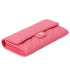 CHANEL Matelasse Long Flap Wallet Pink Lambskin